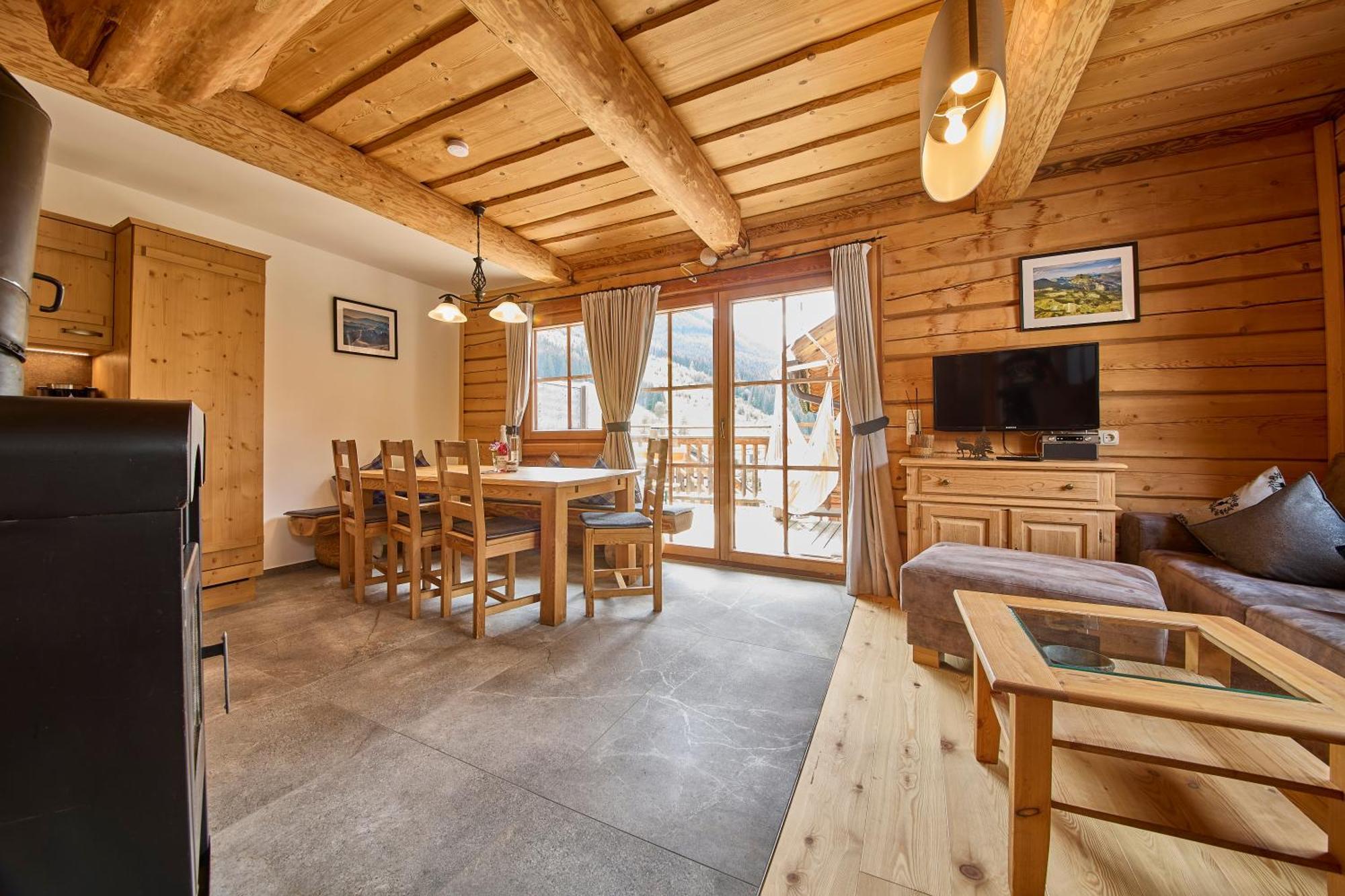 Drei Hittn Saalbach Apartment Bagian luar foto