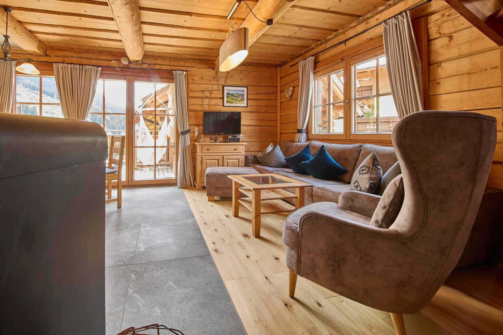 Drei Hittn Saalbach Apartment Bagian luar foto