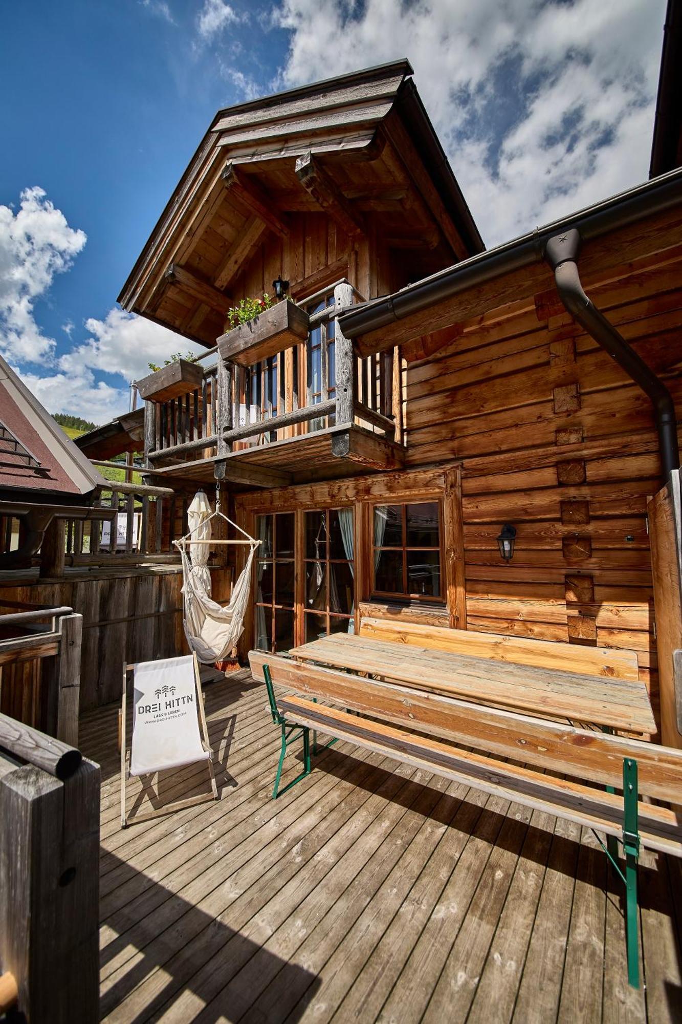 Drei Hittn Saalbach Apartment Bagian luar foto