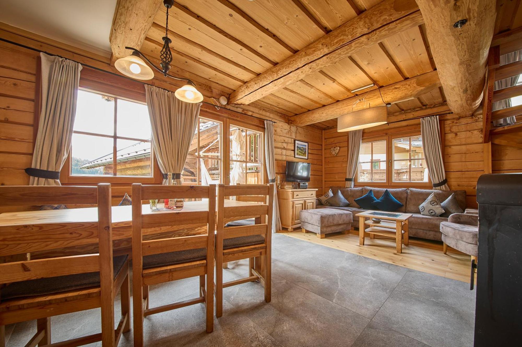 Drei Hittn Saalbach Apartment Bagian luar foto