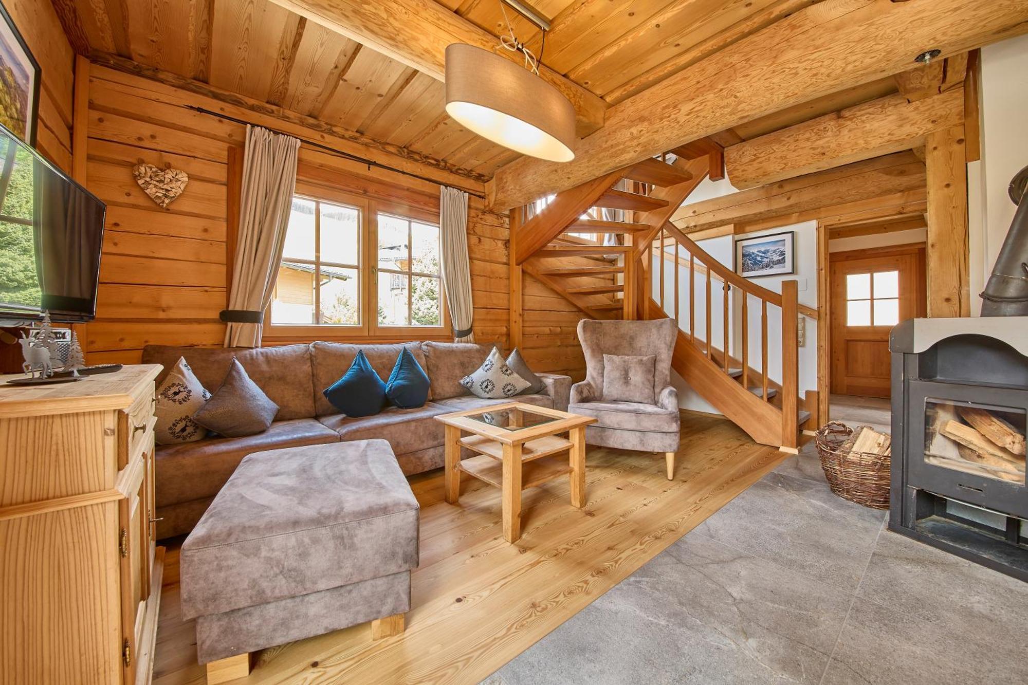 Drei Hittn Saalbach Apartment Bagian luar foto