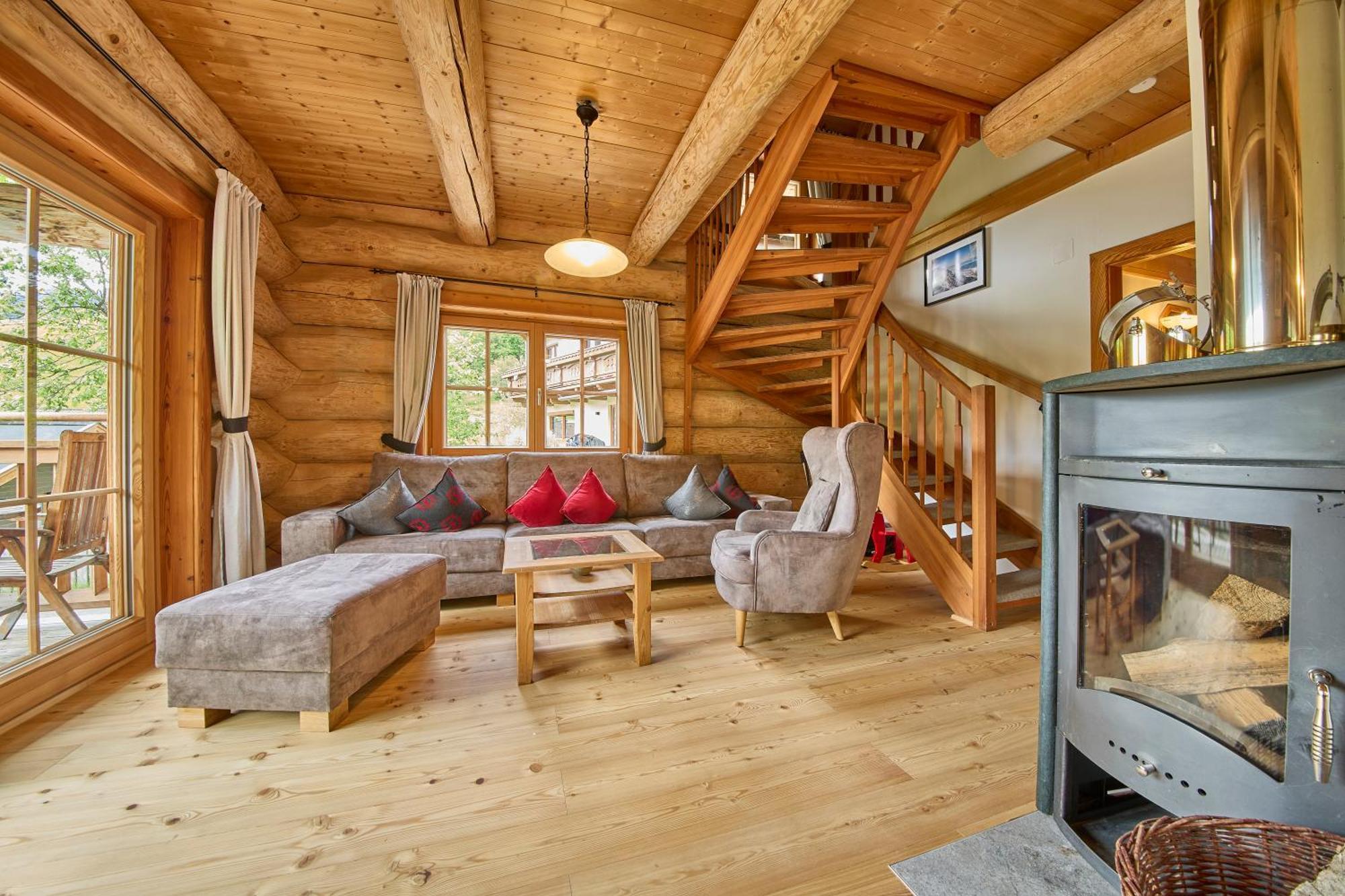 Drei Hittn Saalbach Apartment Bagian luar foto